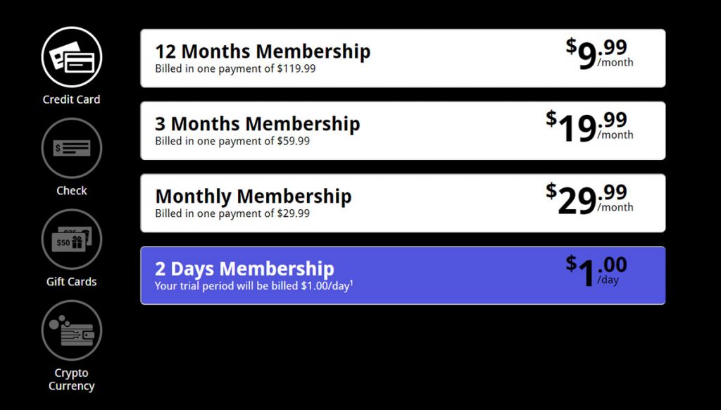 Reality Kings 2-Day membership