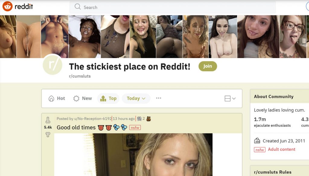 cumsluts subreddit