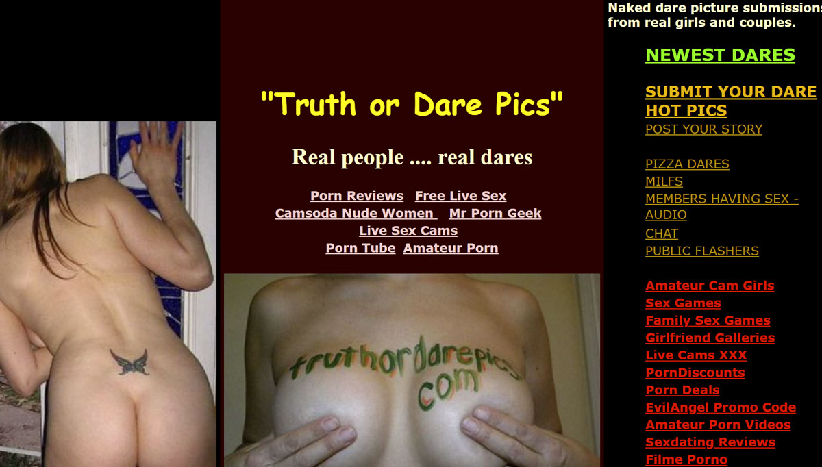 Truth or Dare Pics Review and Other Amateur Alternative Porn Sites image