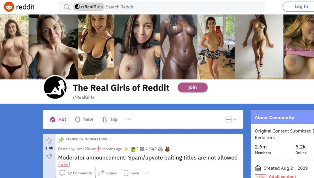 RealGirls Subreddit