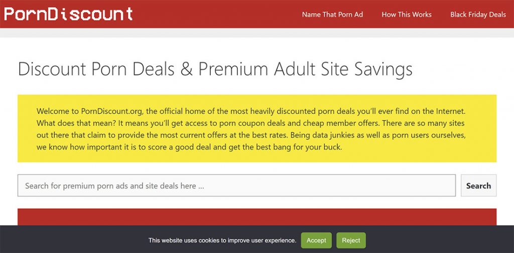 PornDiscount.org screenshot